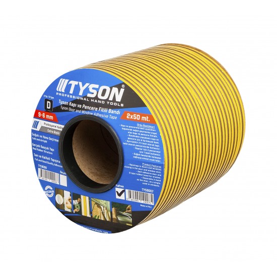 TYSON KAPI VE PENCERE FİTİL BANDI Kahve