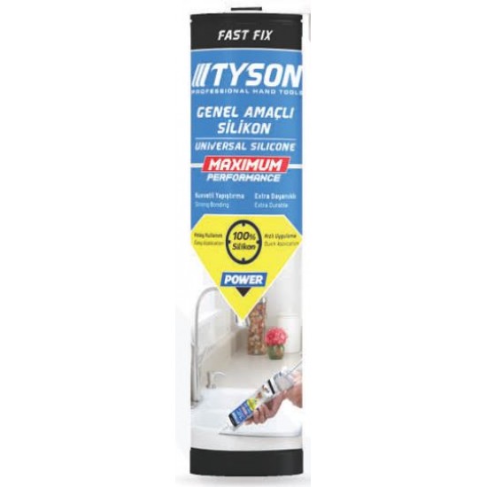 TYSON SİLİKON ŞEFFAF 280 Gr.